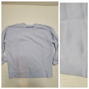 Lululemon Perfectly Oversized Sweatshirt 14/16 Crewneck Relaxed Lavender